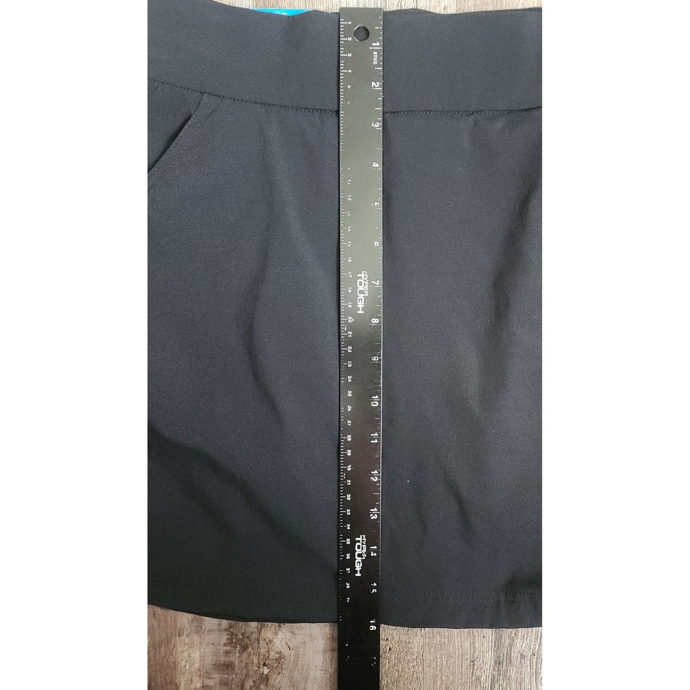 Columbia Anytime Casual Skort Womens Medium Black Active Cinch Sides XK3835 NEW - Picture 4 of 6